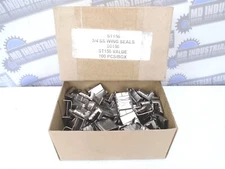 (100 pcs.) Stainless Steel Wing Seals - ST156 - 3/4 SS - (NEW in BOX)