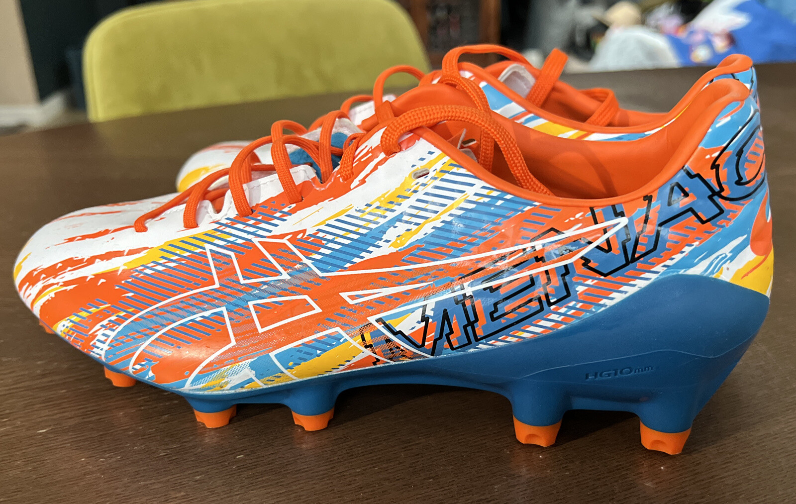 asics menace 4 white mako blue