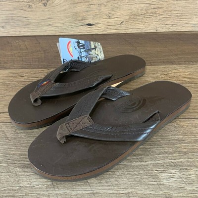 classic mocha rainbow sandals