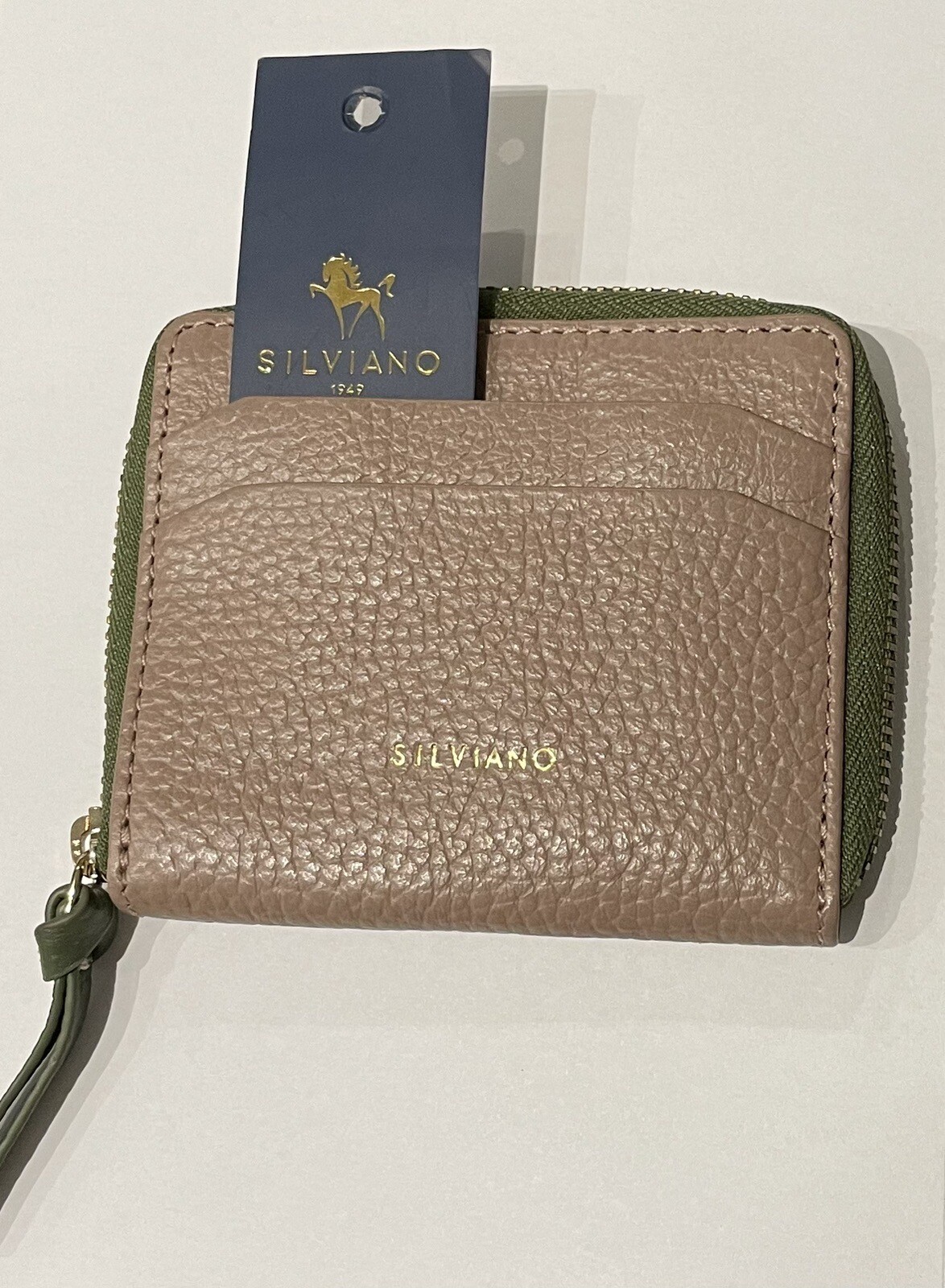 SILVIANO-TOP QUALITY SINCE 1949 -Women’s 100 percent LEATHER  SMALL PURSE-RRP £50-New image 6