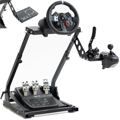 Supllueer Foldable G29 Steering Wheel Stand Fit Logitech G920 G923 Thrustmaster
