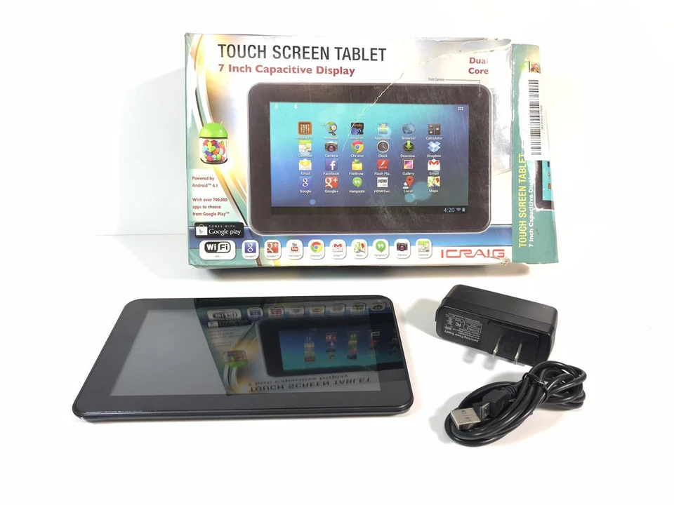 Tablet iCraig CMP759 7 pulgadas pantalla táctil capacitiva Foto 2 de 4
