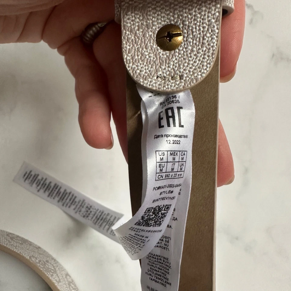 Guess Damen Gürtel Gr. 90 Taupe / Gold - Bild 3 von 3