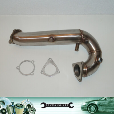 Edelstahl Downpipe DPF Ersatzrohr Audi A4 B8 + Audi A5 8T 2.7 3.0 TDI