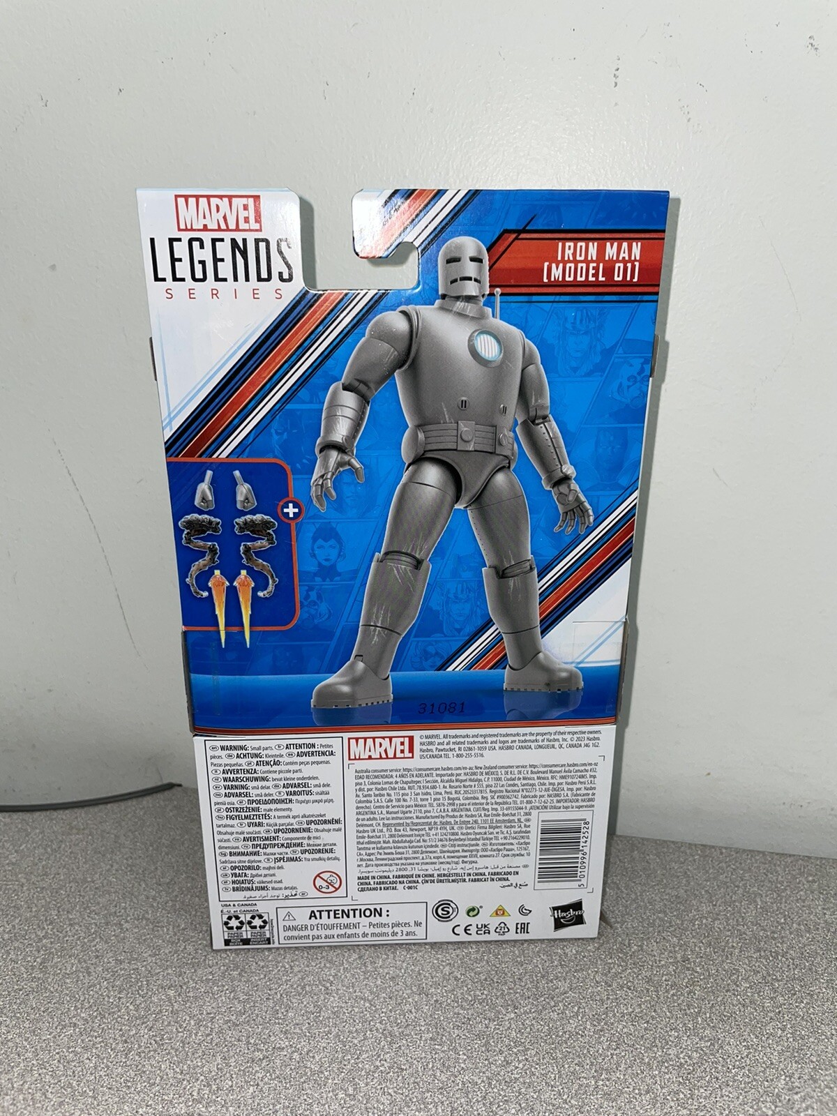 Avengers 60th Anniversary Marvel Legends Series Iron man (Model 01) 6" Figure D3
