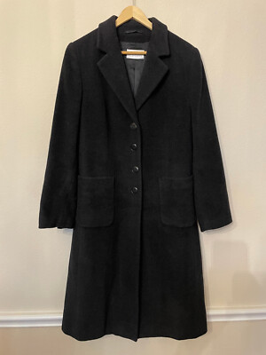 Elegant Basler Ladies Wool + Angora Black Long - Sz 38