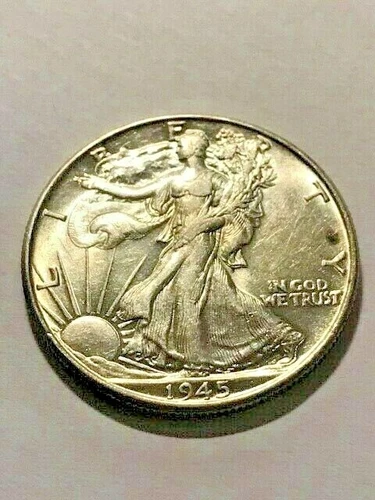 1945-P Walking Liberty Half Dollar XF+ #40tm