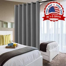 Cortinas Divisorias De Ambientes Panel De Cortina De Privacidad Total Opaco NEW.