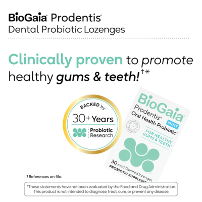 BioGaia Prodentis Lozenges 30 each - Mint Flavored - for Gums and