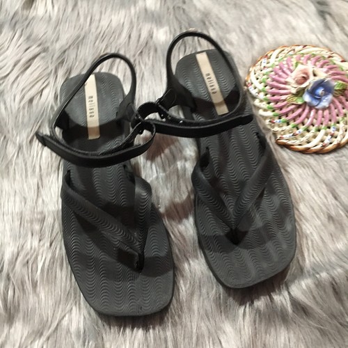 MELISSA Square Toe Jelly Ankle Strap 