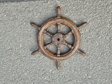 Altes Holz  Steuerrad Schiffssteuerrad  55 m  Ruder  vom Segelschiff oder Kutter