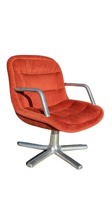 Vintage Aluminum Chair 70's Mid Century Modern Milo Baughman Thayer Coggin Style