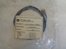 NEW TPC WIRE&CABLE RC13C33F004 1.2M 3 POLE DC FEMALE
