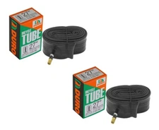 2 DURO BICYCLE TUBE 27.5 x 1.95/2.05/2.125 33MM STANDARD AMERICAN/SCHRADER VALVE