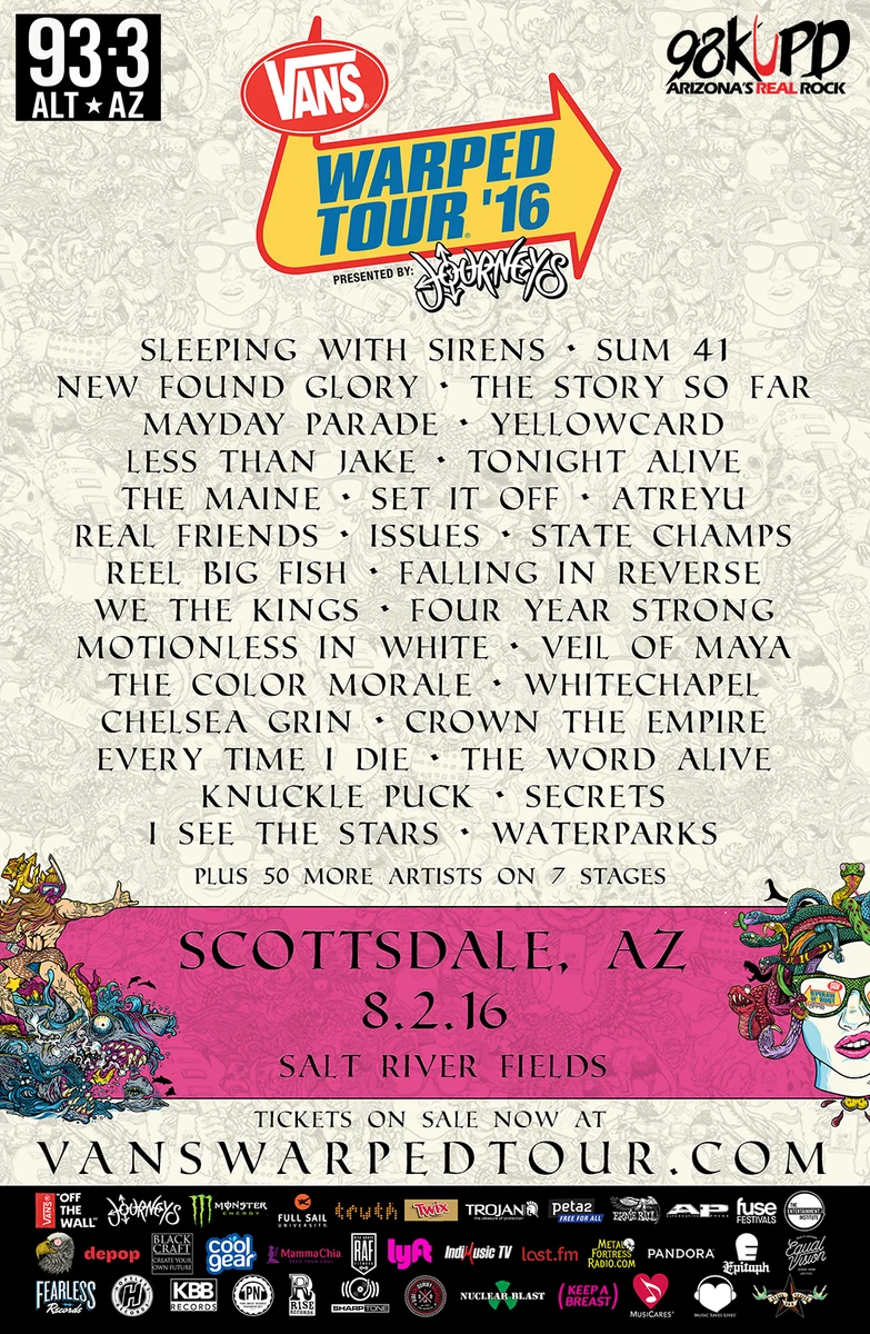 Warped Tour Phoenix 2025 Concert Bliss Chiquia