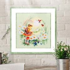 Magic Needle Counted Cross-Stitch Kit Meadow Stories. Chipmunk 510-353
