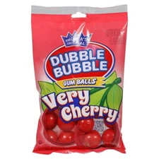 America's Original Dubble Bubble 3.3 oz. VERY CHERRY Red Gum Balls * BB 4/2026 *