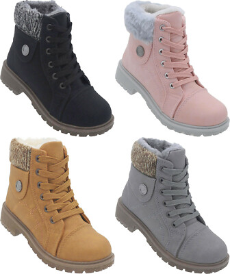 Mädchen Boots Kinder Winter Schuhe Stiefel warm gefüttert  Nr. 3015