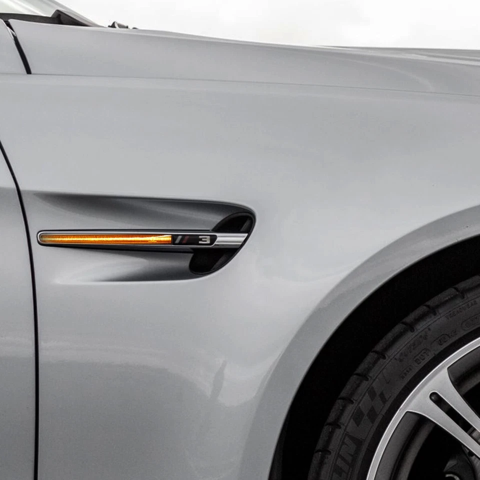 SCHWARZE LED Seitenblinker BMW M3 E90 E92 E93 Coupe Cabrio Limousine - Bild 3 von 4