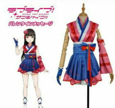 Love Live Sunshine Kurosawa Dia Aqours Mijuku Dreamer Kimono Cosplay Costume 