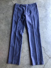 Marc Jacobs Twill Wool Slacks Pant sz 48 IT 34 US Blue Made in Italy