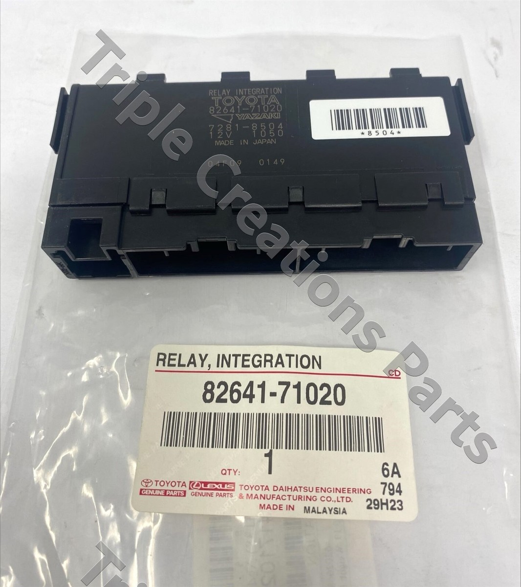 82641-71020 Genuine Toyota Relay Integration 8264171020 OEM | eBay