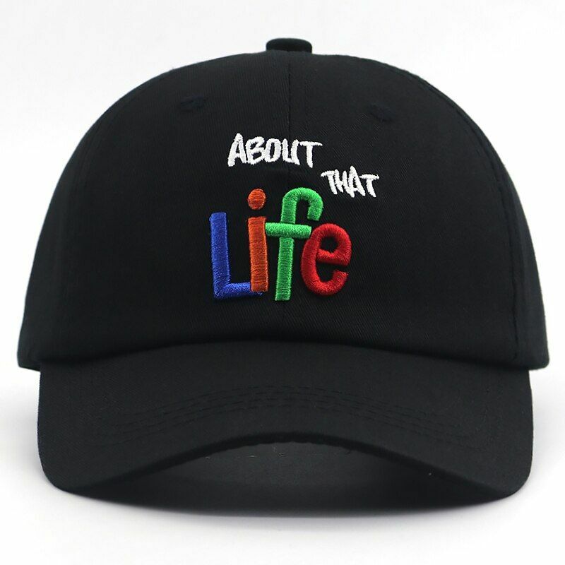 Baseball Cap Trucker Hat Unisex Fashion Hip-Hop Accessories About That Life Gift-image