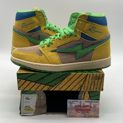 Kool Kiy/Reves Paris - KIY 85 HI -  Homer  Canary Yellow Blue Green Tan
