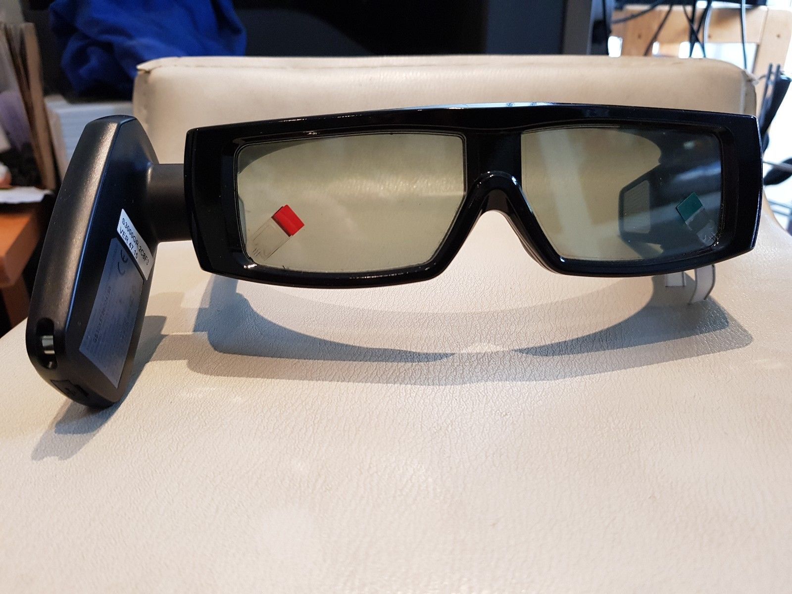 Lunettes 3D Actives Samsung SSG-S3000GR Noires pour Téléviseur 3D