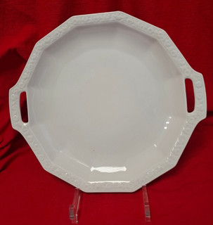 Rosenthal Maria Weiss Platte / Schale mit Griffen 2 Stück (1904)