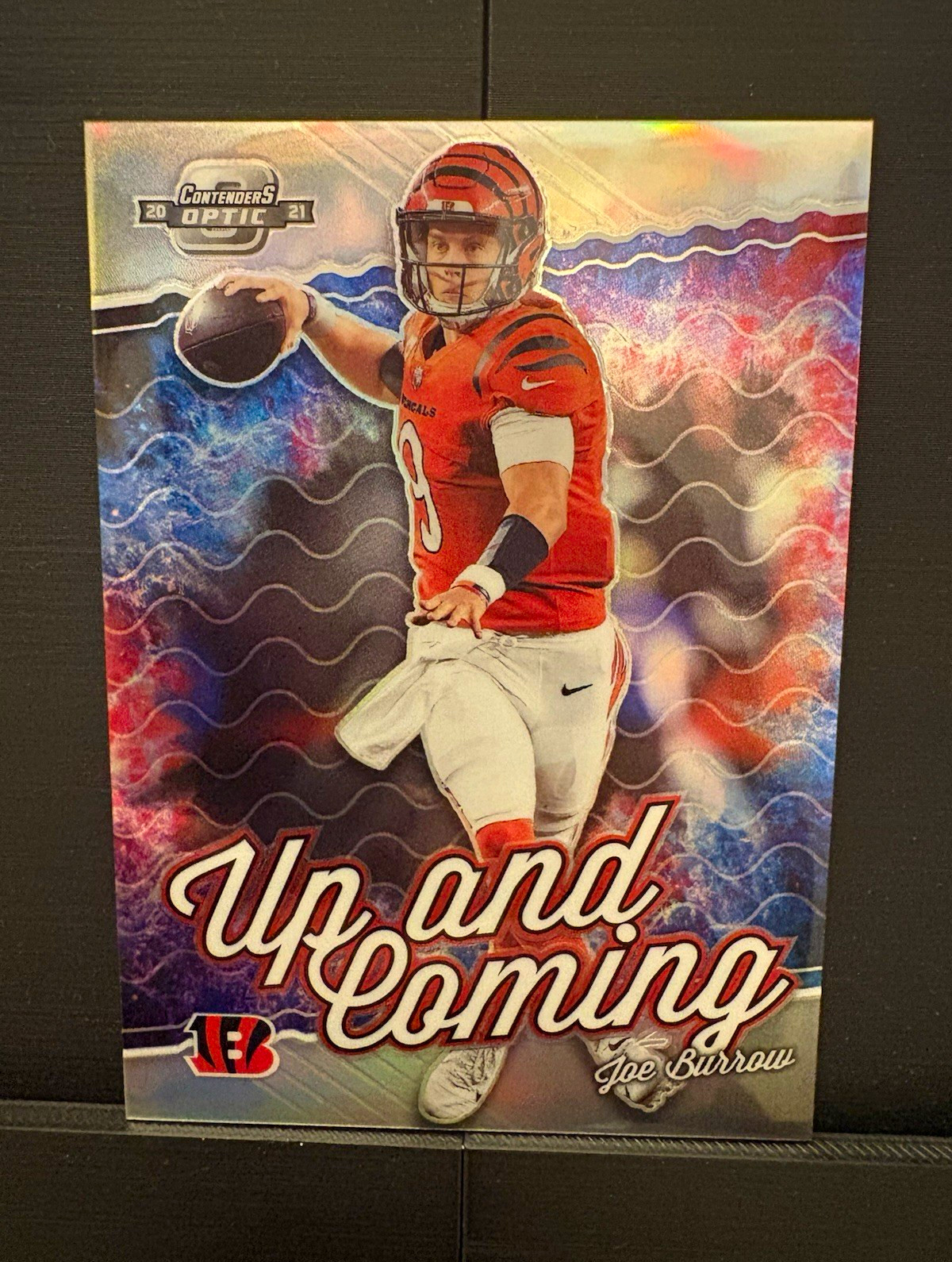 Panini 2021 Contenders Optic Up and Coming Prizm Joe Burrow Bengals UC-JBU