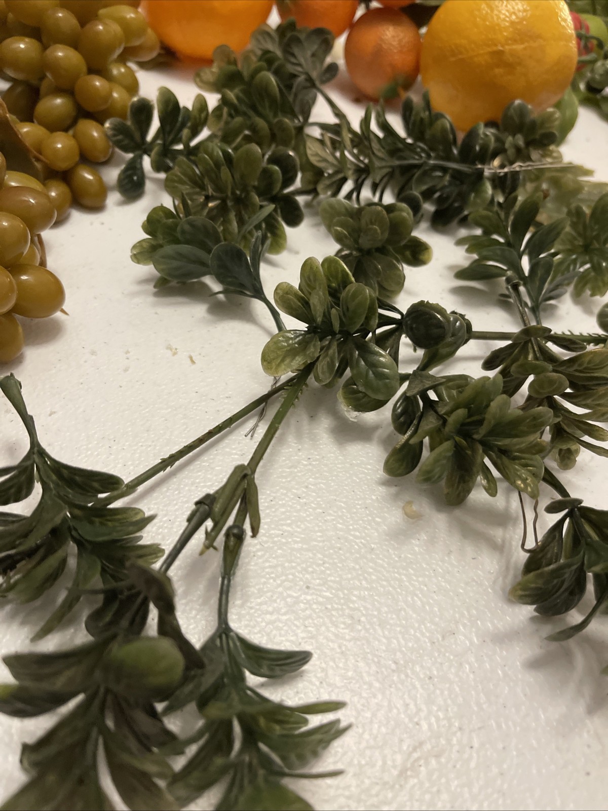 Vtg Lot Fake Fruit Medieval Lifelike Artificial Home Decor Mid Century MCM