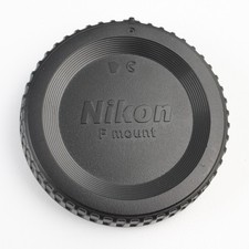 Nikon F Mount - Black Plastic Twist-On Body Cap - BF-1B - Thailand