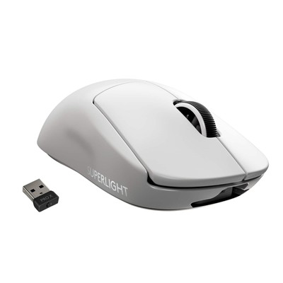 Logitech - PRO X SUPERLIGHT Lightweight Wireless Optical Gaming Mouse with HE...