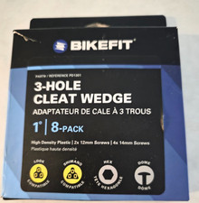 Bikefit 3 hole cleat wedge 8 pack Compatible with Look and Shimano