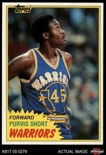 1981 Topps #74 Purvis Short W Warriors Jackson State University 8 - NM/MT