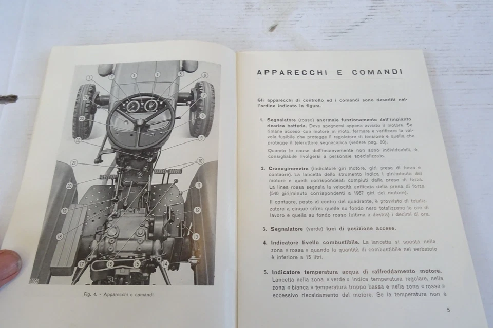 manuale uso manutenzione trattore Fiat 640 640 DT trattrice tractor - Immagine 4 di 4