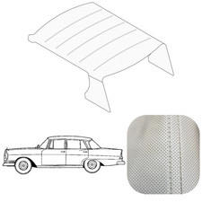 Perforated Cream Headliner Wo Sunroof For Mercedes W110 190 200 230 Perforated Cream Headliner Wo Sunroof For Mercedes W110 190 200 230