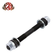 ALTA Beafy 14mm Front Hub Axle 165mm Heavy Duty Black Steel BMX Cruiser Lowrider