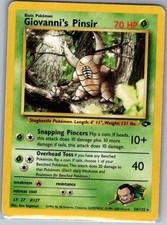 Giovanni's Pinsir 24/132 Non Holo Gym Challenge - Pokemon Card - MP