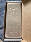 JBR Recovery Ltd 100 oz Silver Bar 0.999 Fine Bullion 100 oz Total Content