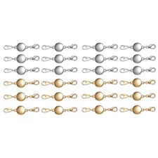 24Pcs/Set Magnetic Extension Chain Jewelry Clasp For Necklace Bracelets Jewelry