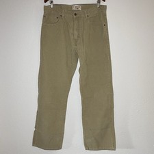 VINTAGE Levi Pants Jeans Signature Straight Leg Corduroy Tan Women  s 34 x 32