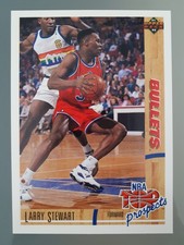 1991-92 Upper Deck Larry Stewart Rookie #440 NBA Top Prospects NBA Basketball