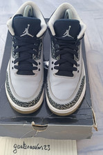 Air Jordan 3 Wolf Grey 38.5 EU OG Box Très Bon État Facture
