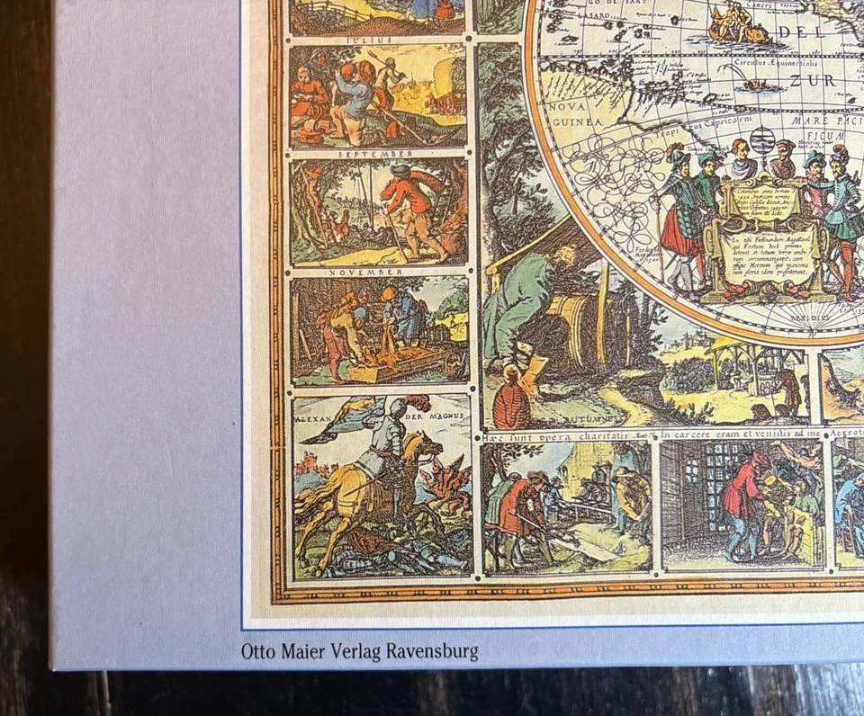 1992 Ravensburger 5000 pc “Historical Map of the World” puzzle-EUC - Image 2 of 4