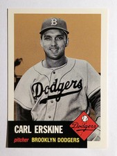 1991 Topps Archives '53 #308 Carl Erskine
