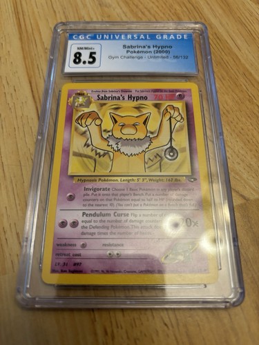 Sabrina's Hypno (Unlimited) graded CGC 8.5 for sale on eBay