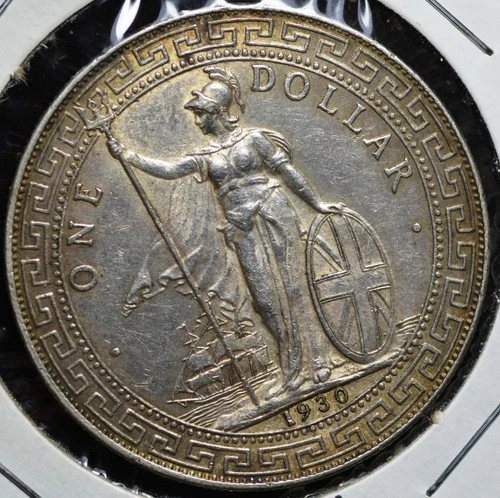 1930 B, Mumbai / Bombay, Great Britain, Trade Dollar, KM T5