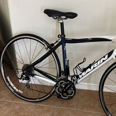 Marin Argenta Road Bike Aluminum 700C 46.5/52cm White Blue Drop